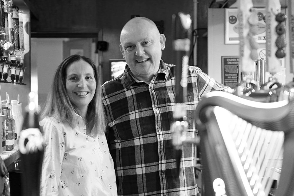 Cath and Ian welcome you to the Olde market Inn